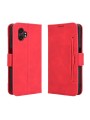 Калъф от еко кожа тип портмоне за Samsung Galaxy XCover7 Pro - червен