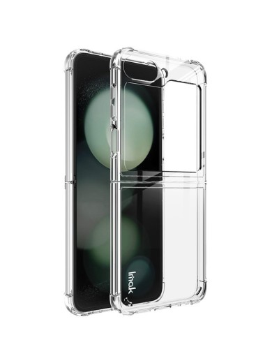 Предпазен гръб защитаващ телефона при падане и удар за Samsung Galaxy Z Flip6 - прозрачен Предпазен гръб защитаващ телефона при падане и удар за Samsung Galaxy Z Flip6 - прозрачен