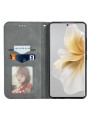 Калъф от еко кожа тип портмоне за TCL 50 Pro NxtPaper - сив