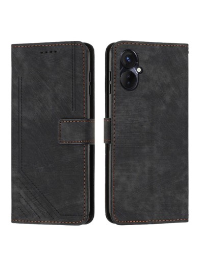 Калъф от еко кожа тип портмоне за TECNO Camon 19 Neo - черен Калъф от еко кожа тип портмоне за TECNO Camon 19 Neo - черен