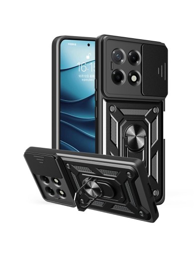 Удароустойчив предпазен гръб за TECNO Camon 30S - черен