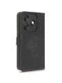 Калъф от еко кожа тип портмоне с RFID блокиране за TECNO Spark 10C - черен