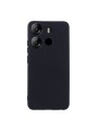 Предпазен удароустойчив силиконов гръб с каишка за TECNO Spark Go 2023 - черен