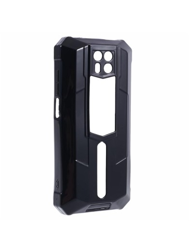 Устойчив на надраскване мек предпазен гръб за Ulefone Armor 24 - черен