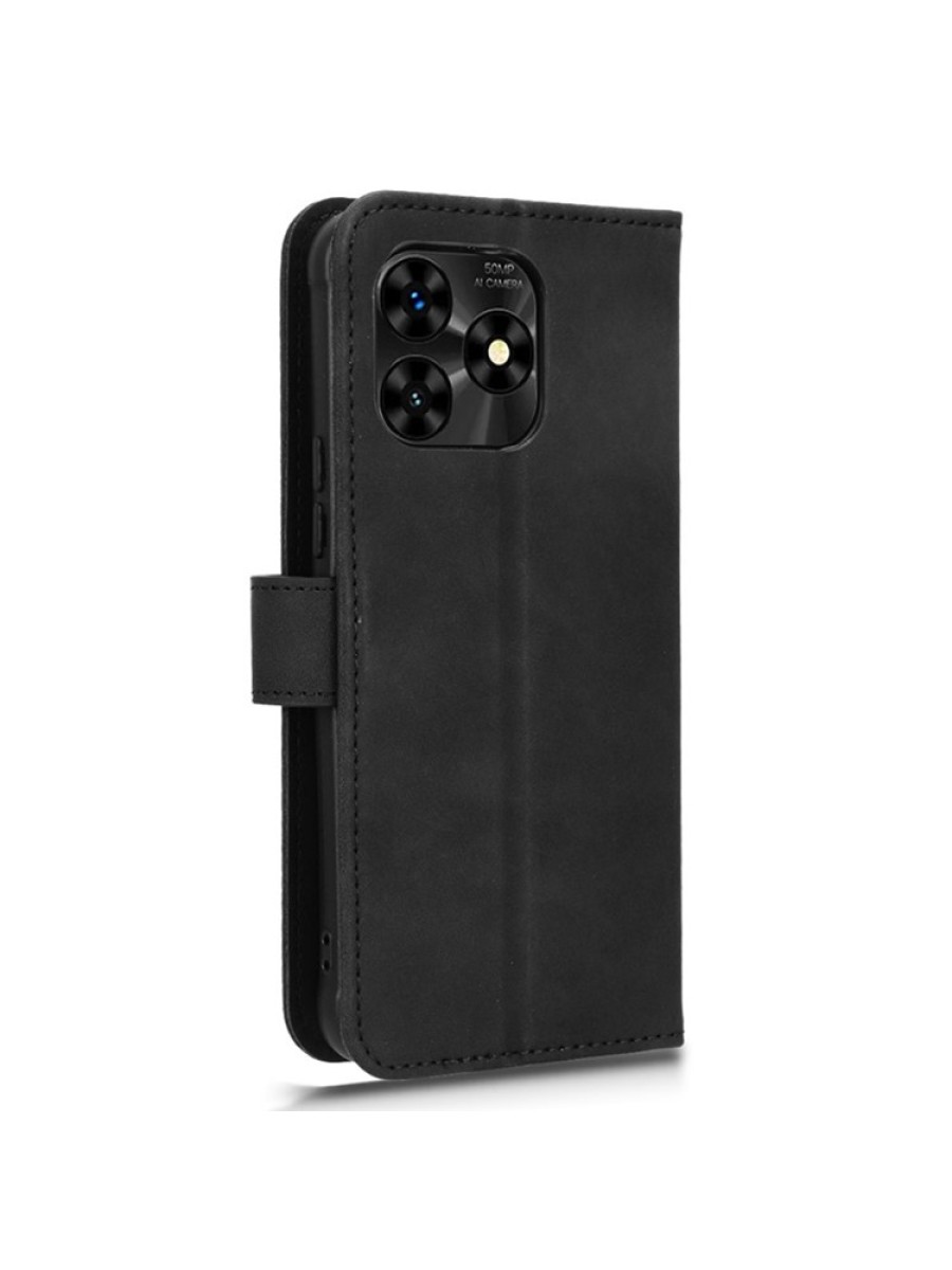 Предпазен калъф от еко кожа за Umidigi G5 - черен