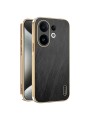 Предпазен удароустойчив гръб с галванизирана рамка за vivo S30 - черен