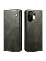 Калъф от еко кожа тип портмоне за vivo S30 - черен