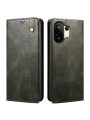 Калъф от еко кожа тип портмоне за vivo S30 Pro mini - черен