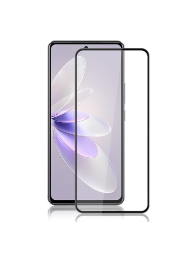 Протектор за екран от закалено стъкло с черна рамка за vivo V27e Протектор за екран от закалено стъкло с черна рамка за vivo V27e