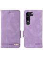 Предпазен калъф от еко кожа за vivo V29 Pro - лилав