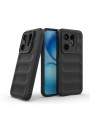 Противоплъзгащ предпазен гръб за vivo X200 FE - черен