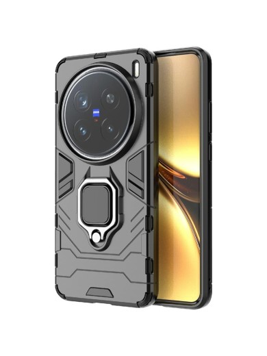Удароустойчив предпазен гръб за vivo X200 Pro - черен Удароустойчив предпазен гръб за vivo X200 Pro - черен