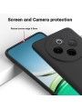 Предпазен удароустойчив силиконов гръб с каишка за vivo Y300 Pro - черен