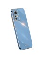 Предпазен удароустойчив гръб с галванизирана рамка за Xiaomi 12 Lite - син