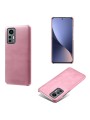 Предпазен гръб от eко кожа за Xiaomi 12 Lite - розов