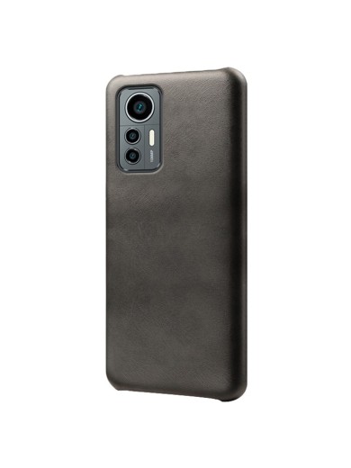 Предпазен гръб от eко кожа за Xiaomi 12 Lite - черен Предпазен гръб от eко кожа за Xiaomi 12 Lite - черен