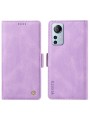 Калъф от еко кожа тип портмоне за Xiaomi 12 Lite - лилав