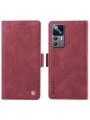 Калъф от еко кожа тип портмоне за Xiaomi 12T - червен