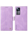 Калъф от еко кожа тип портмоне за Xiaomi 12T - лилав