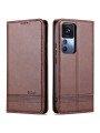 Калъф от еко кожа тип портмоне за Xiaomi 12T - кафяв