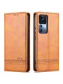 Калъф от еко кожа тип портмоне за Xiaomi 12T - кафяв