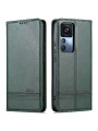 Калъф от еко кожа тип портмоне за Xiaomi 12T - зелен