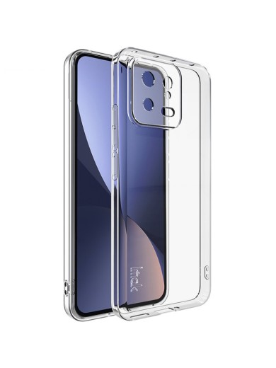Предпазен гръб за Xiaomi 13, защитаващ телефона при падане и удар - прозрачен 