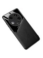 Предпазен гръб с покритие от еко кожа за Xiaomi 13 Ultra - черен