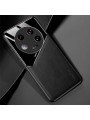 Предпазен гръб с покритие от еко кожа за Xiaomi 13 Ultra - черен