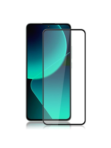 Протектор за екран от закалено стъкло с черна рамка за Xiaomi 13T