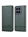 Калъф от еко кожа тип портмоне за Xiaomi 14 - зелен