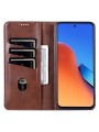 Калъф от еко кожа тип портмоне за Xiaomi 14 - кафяв