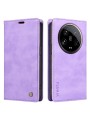 Калъф от еко кожа тип портмоне за Xiaomi 14 Ultra - лилав