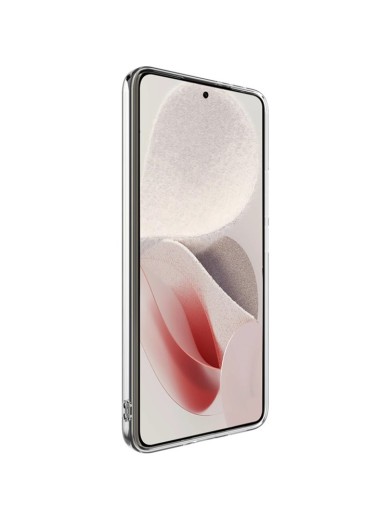 Предпазен гръб за Xiaomi 14T, защитаващ телефона при падане и удар - прозрачен 