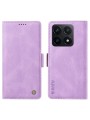 Калъф от еко кожа тип портмоне за Xiaomi 14T - лилав