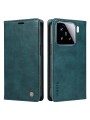 Калъф от еко кожа тип портмоне за Xiaomi 15 - син