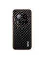 Предпазен гръб от еко кожа за Xiaomi 15 Ultra - черен