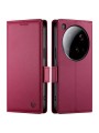 Калъф от еко кожа тип портмоне за Xiaomi 15 Ultra - червен