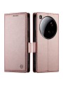 Калъф от еко кожа тип портмоне за Xiaomi 15 Ultra - розов