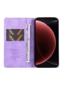 Калъф от еко кожа тип портмоне за Xiaomi 15 Ultra - лилав