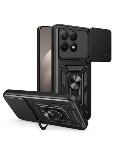 Удароустойчив предпазен гръб за Xiaomi 15T - черен