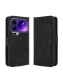 Калъф от еко кожа тип портмоне за Xiaomi 17 Pro Max - черен