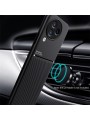 Гръб с покритие от еко кожа за Xiaomi Civi 3 - черен