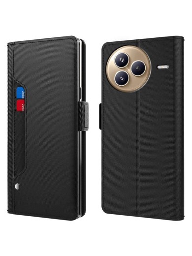 Калъф от еко кожа тип портмоне с огледало за Xiaomi Civi 5 Pro