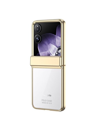 Галванизиран предпазен гръб за Xiaomi Mix Flip - златист Галванизиран предпазен гръб за Xiaomi Mix Flip - златист