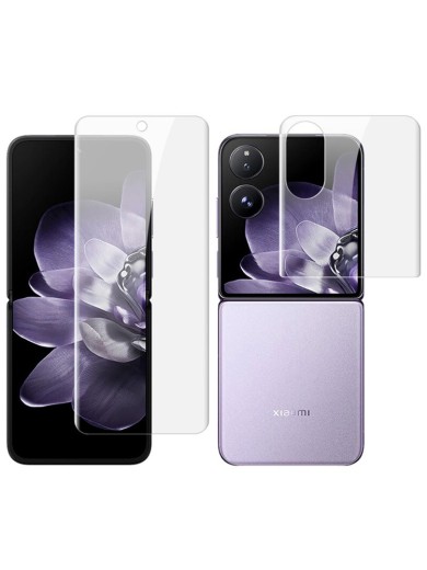 Протектор за преден и заден екран от мек хидрогелов слой за Xiaomi Mix Flip Протектор за преден и заден екран от мек хидрогелов слой за Xiaomi Mix Flip