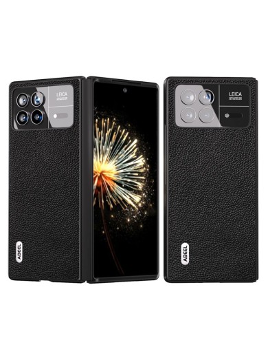 Предпазен гръб от естествена телешка кожа за Xiaomi Mix Fold 3 Предпазен гръб от естествена телешка кожа за Xiaomi Mix Fold 3