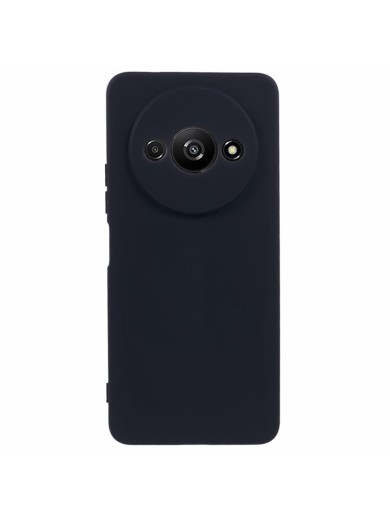 Устойчив на надраскване мек силиконов гръб за телефон за Xiaomi Poco C61 - черен Устойчив на надраскване мек силиконов гръб за телефон за Xiaomi Poco C61 - черен