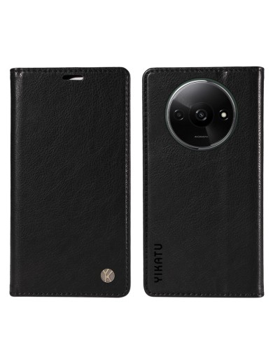 Калъф от еко кожа тип портмоне за Xiaomi Poco C61 - черен Калъф от еко кожа тип портмоне за Xiaomi Poco C61 - черен