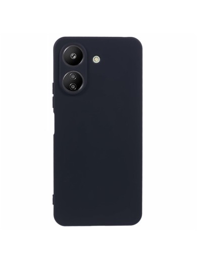 Устойчив на надраскване мек силиконов гръб за телефон за Xiaomi Poco C65 - черен Устойчив на надраскване мек силиконов гръб за телефон за Xiaomi Poco C65 - черен